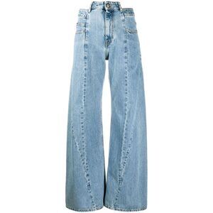 Maison Margiela Women's Jeans Clear Blue